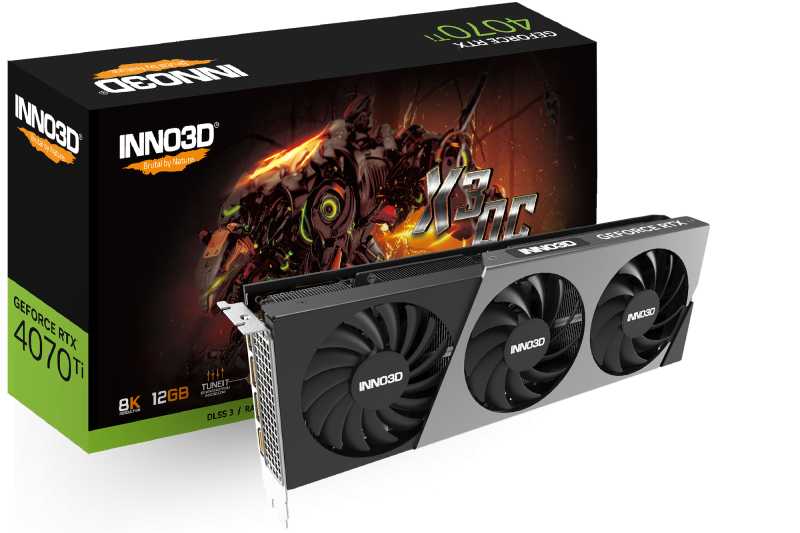 INNO3D GeForce RTX 4070 Ti X3 - jedna z najtańszych kart graficznych Ada Lovelace