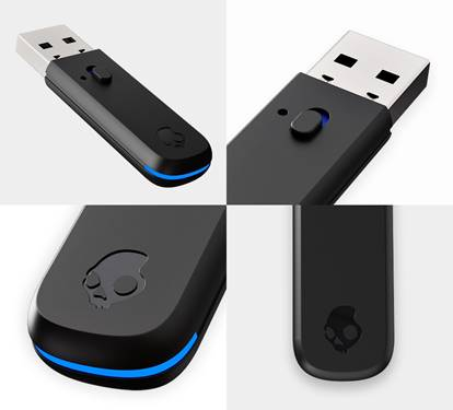 Skullcandy Ultra-Low Latency Wireless Transmitter - adapter ograniczający latencję dla słuchawek PLYR