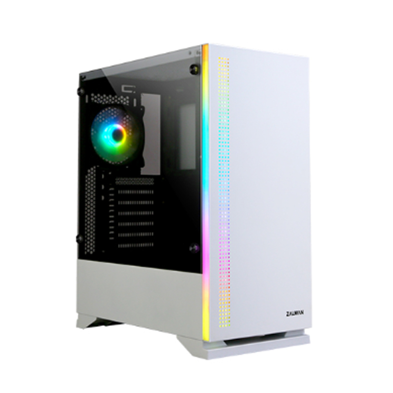Zalman S5 White — wyróżniająca się obudowa z podświetleniem LED RGB