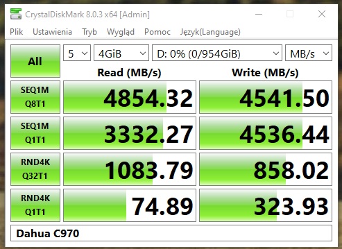 dahua c970 test