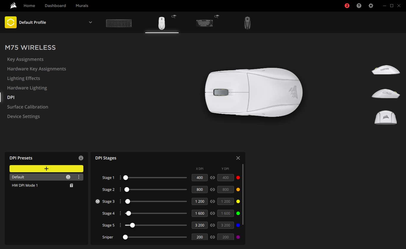 Corsair M75 Wireless