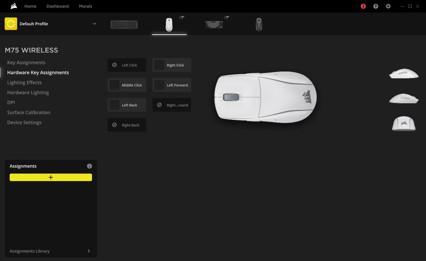 Corsair M75 Wireless
