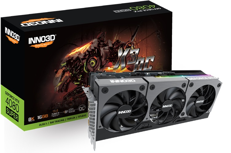 Premiera: INNO3D prezentuje niereferencyjne karty graficzne GeForce RTX 4080 SUPER