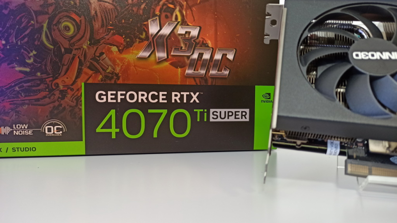 Test karty Inno3D RTX 4070 Ti Super X3 OC