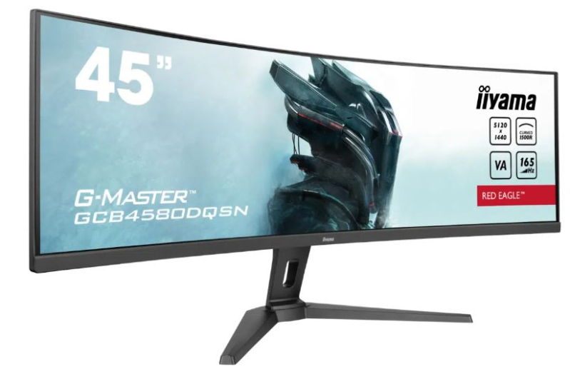 Zanurz się w grze dzięki zakrzywionemu 45-calowemu monitorowi iiyama G-Master GCB4580DQSN-B1 Red Eagle