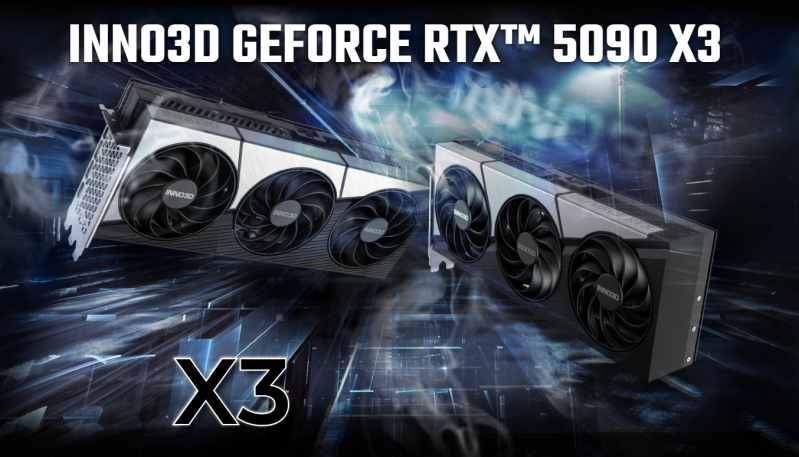 INNO3D wprowadza nowy poziom gamingu, AI i tworzenia treści dzięki kartom graficznym NVIDIA GeForce RTX 50