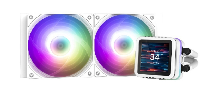 Zalman ALPHA2 DS A24 BL- innowacyjne chłodzenie wodne CPU 240 mm z ekranem LCD