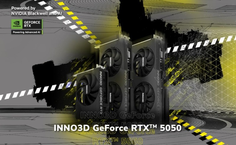 INNO3D prezentuje nową serię kart graficznych GeForce RTX 5050, oferującą wysoką wydajność i innowacyjne technologie
