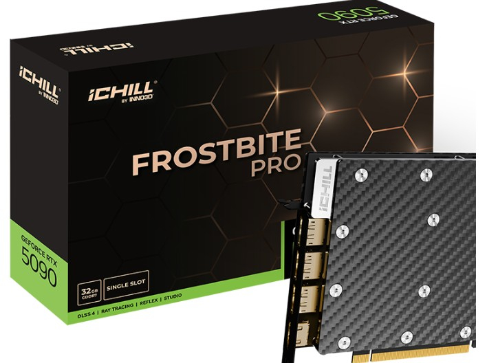 Premiera INNO3D GeForce RTX 5090 & RTX 5080 Frostbite Pro — 1-slotowe karty graficzne z najwyższej półki