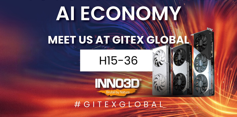 INNO3D zaprezentuje karty graficzne z serii RTX 50 na targach GITEX Global 2025