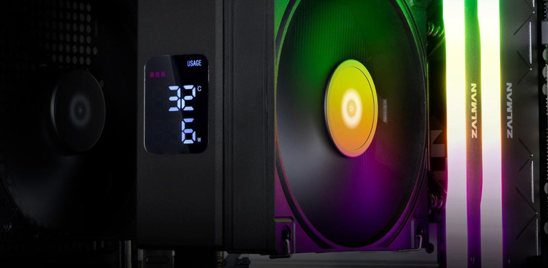 Zalman CNPS9X ECO DS — kompaktowy cooler z wbudowanym ekranem. Cena pozytywnie zaskakuje