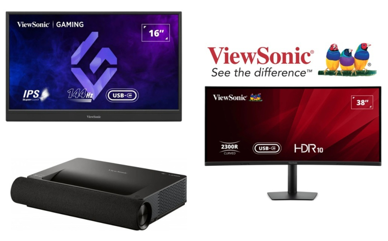 Grudniowe promocje ViewSonic – najciekawsze monitory i projektory w świątecznych cenach
