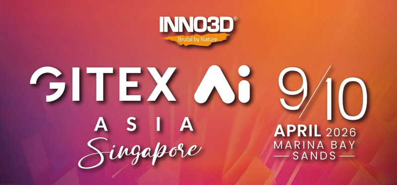 INNO3D zaprezentuje rozwiązania gamingowe i workstation podczas GITEX Asia 2026 w Singapurze