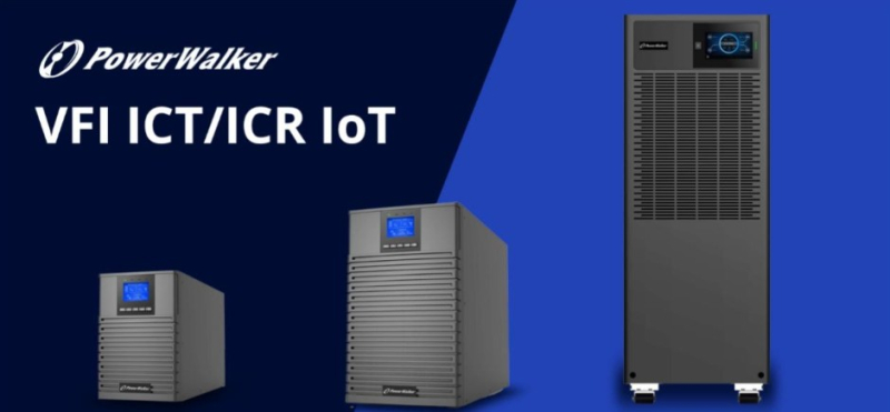 Seria PowerWalker VFI 1–20K ICT/ICR IoT — nowa generacja inteligentnych zasilaczy UPS