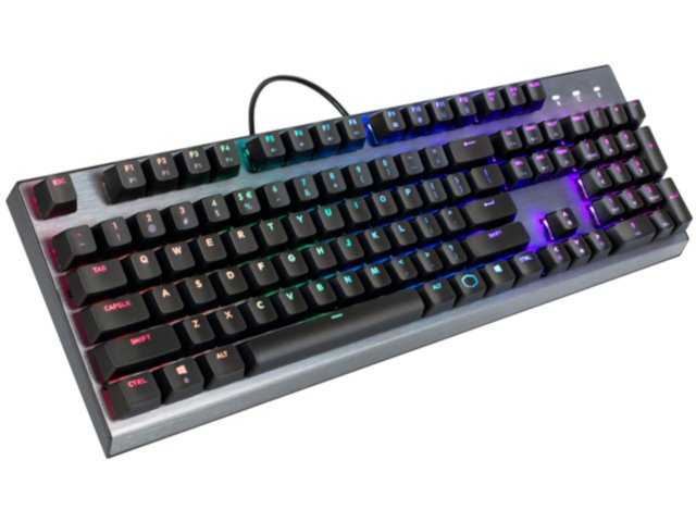 Klawiatura dla graczy Cooler Master CK350 mechaniczna podświetlenie RGB Outemu Brown