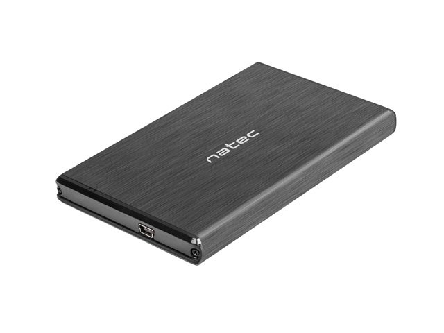 Obudowa dysku 2,5 HDD SATA Natec Rhino USB 2.0 aluminium slim
