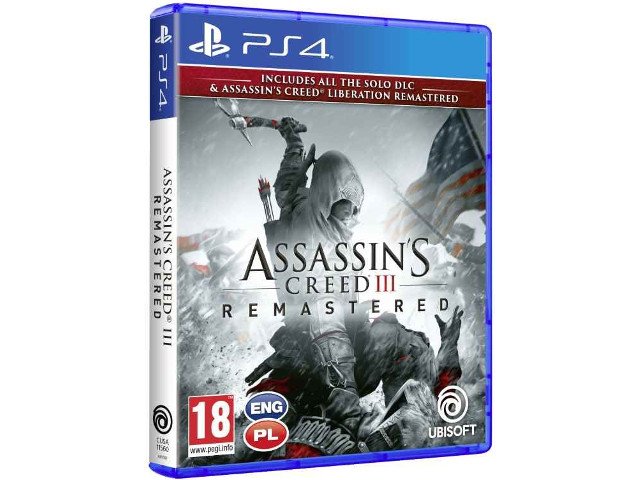 Assassin's Creed III Remastered + DLC + Liberation Remaster PL PS4