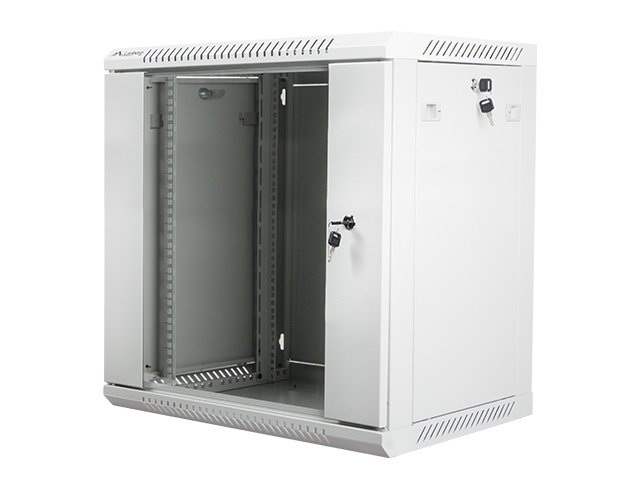 SZAFA INSTALACYJNA RACK WISZĄCA 19" 12U 600X450 SZARA LANBERG (FLAT PACK)