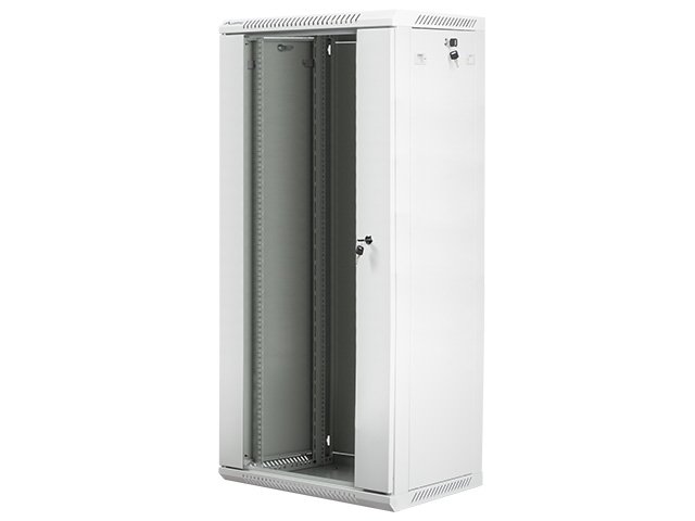SZAFA INSTALACYJNA RACK WISZĄCA 19" 27U 600X450 SZARA LANBERG (FLAT PACK)