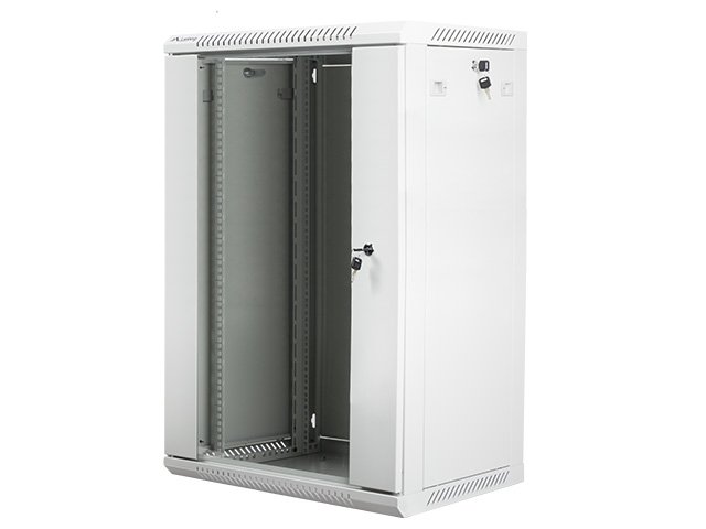 SZAFA INSTALACYJNA RACK WISZĄCA 19" 18U 600X450 SZARA LANBERG (FLAT PACK)