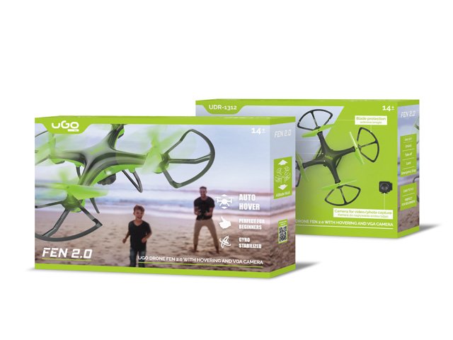 Dron uGo Fen 2.0 kamera VGA 2,4GHZ żyroskop 360 flip zawis