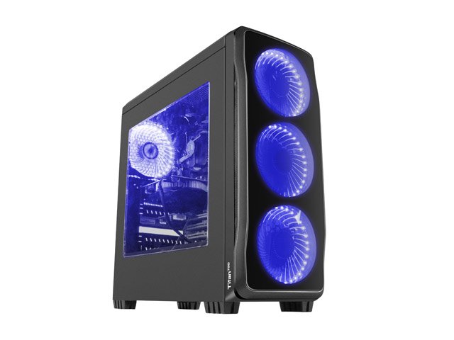 Obudowa Genesis Titan 750 Midi Tower z oknem 4xLED BLUE