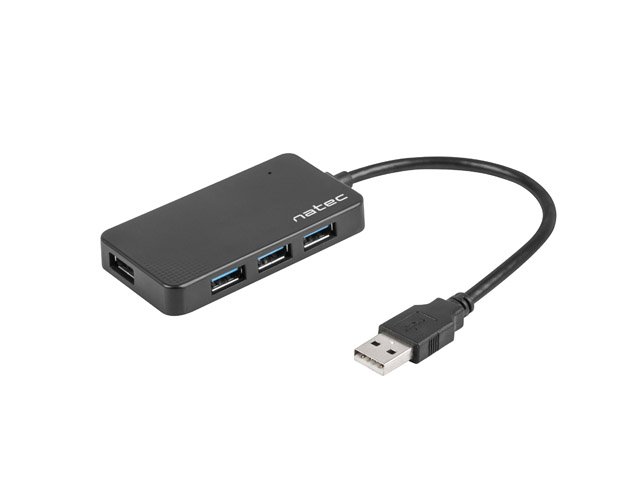Rozdzielacz HUB USB 3.0 4 porty Natec Moth