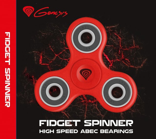 Fidget Spinner Genesis czerwony