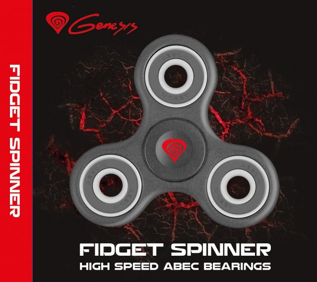Fidget Spinner Genesis czarny