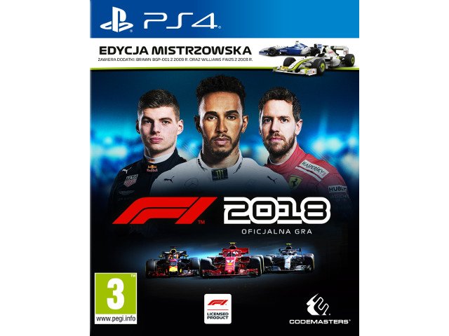 F1 2018 Edycja Mistrzowska PS4