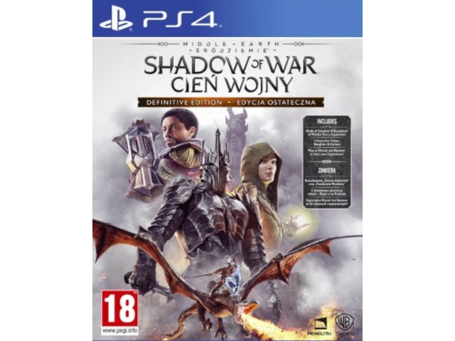 Śródziemie: Cień Wojny Edycja Ostateczna PS4