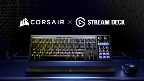 CORSAIR wprowadza pierwszą klawiaturę dla graczy z wbudowanym kontrolerem Stream Deck: GALLEON 100 SD PR 01